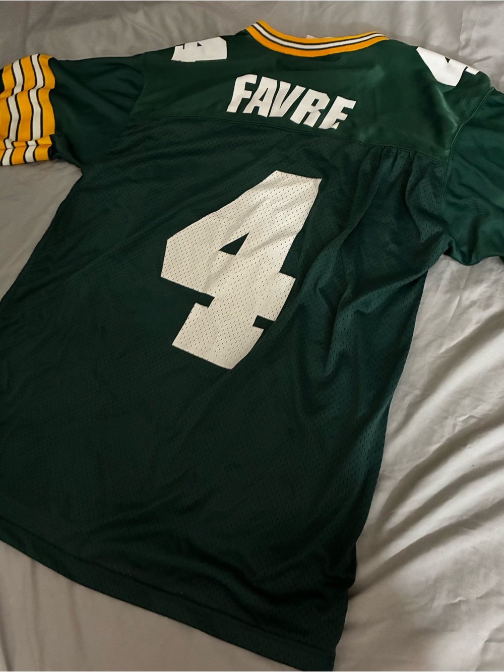 Brett Favre Vintage Large Green Bay Packers (Measurements In Pictures)